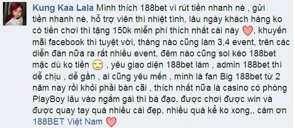 188BET là nhà cái uy tín nhất Việt Nam